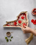 New York Shaped Baking Dish, Serving Platter or Decorative Tray Charming Porcelain Bakeware Oven Microwave and Dishwasher Safe