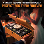 Whiskey Cocktail Smoker Kit with Torch, Old Fashioned Syrup & 8 Flavors Wood Chips - Premium USA Oak Smoker - Old Fashioned Smoker Kit - Bourbon Gifts for Men (with Butane)