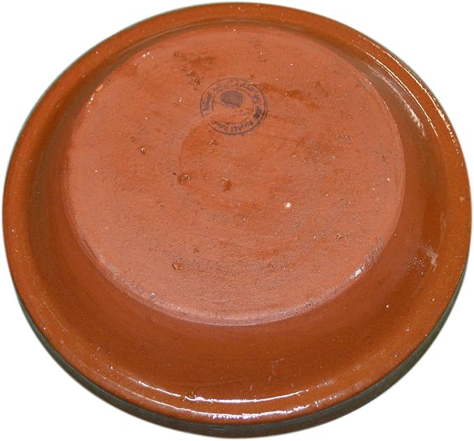 Moroccan Cooking Tagine Handmade Glazed Medium 10 inches Across Traditional Pyramid