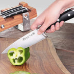 Cangshan S Series 61864 German Steel Forged 4-Piece Starter Knife Block Set