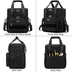 Weitars Lunch Box for Men Women Dual Compartment Lunch Box Heavy Duty Large Insulated Tactical Lunch Bag Durable Cooler Bag With Shoulder Strap for Adults Work Picnic Road Trip