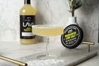 LAVA Premium Margarita Lime Sea Salt Cocktail Rimmer, All Natural Margarita Rimmer Sea Salt Rocks, Real Lime, Tart & Sour, No Silicon Dioxide, with Easy Screw-On Lid - 6oz