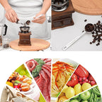 2 Pack Coffee Scoop, Tablespoon measure spoon contains 1 tablespoon (15ml) and 2 tablespoons (30ml), Stainless steel long handle coffee spoon silver