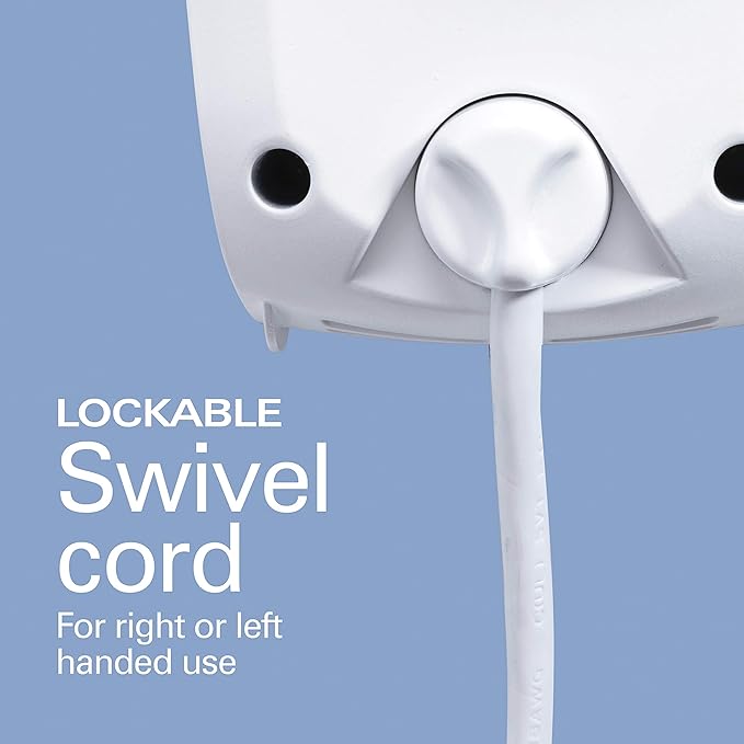 Hamilton Beach Professional 5-Speed Electric Hand Mixer with High-Performance DC Motor, Slow Start, Snap-On Storage Case, Stainless Steel Beaters & Whisk, White (62652)