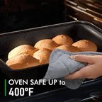 MAISON ARTS 17 Piece Pots and Pans Set Non Stick, Kitchen Cookware Sets with Nonstick Granite Stone Coating, Suitable for Induction Cooktops, Black