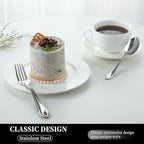 30 Pieces Silverware Set for 6,Stainless Steel Flatware Set,Heavy Duty and Modern Design Cutlery Set,18/0 Rust-Proof Utensils with Forks & Spoons,Mirror Polished Dishwasher Safe