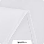 Fitable 10 Pack Rectangle Tablecloths: Stain Resistant Wrinkle Free Circle Table Clothes, Washable Reusable Polyester Table Covers for Wedding Party Birthday Banquet Reception(White, 70x120 Inch)