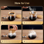 20PCS Whiskey Smoker Kit with Angle-Adjustable Metal Torch (No Butane) – 6 Flavors Natural Wood Chips, Anti-Burn Old Fashioned Cocktail Smoker Infuser Kit – Birthday Bourbon Gift for Men, Dad, Husband