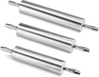 New Star Foodservice - Extra Heavy Duty Restaurant Aluminum Rolling Pin (15-Inch)