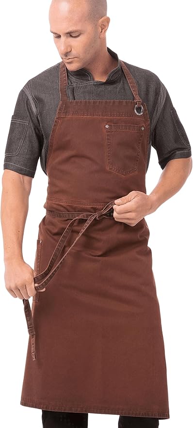 Chef Works Unisex Dorset Chefs Bib Apron