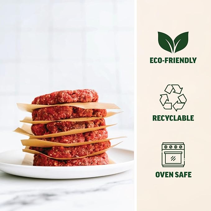 Zenlogy 6x6 Parchment Paper Squares (200 sheets) - Unbleached, Non-stick, Pre-cut Parchment Paper Ideal for Candy Wrappers, Dessert Paper Liners, Freezing and Storing, Separating, and Diamond Painting