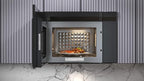 KoolMore KM-MOT-OP1SS 24 inch Over The Range Stainless Steel Microwave, 300 CFM Vent Hood Function cu.ft, 24 in/1.3 Cu. Ft, Black