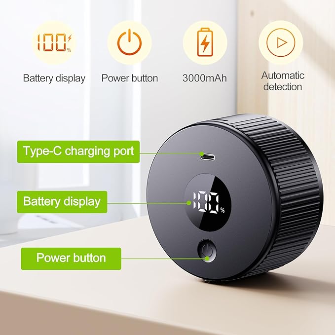 Upgraded 3-in-1 Electric Mason Jar Vacuum Sealer Kit for Mason Jars, Food Savers & Containers | Food Preservation System for Kitchen | Ideal for Canning Jams, Pickles, Dry Foods, Grains & Leftovers