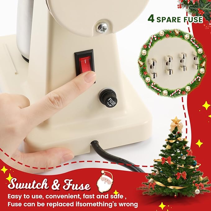 Electric Coffee Grinder Burr Espresso Coffee Bean Grinder Small Automatic Stainless Steel Coffee Mill With Brush, Creamy White