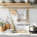 Funny Sourdough Baking Kitchen Towels, Gifts for Sourdough Bakers Tea Dish Towels for Kitchen, Baking Lover Gifts Decorative Hand Towels, 16x24 Inch Yellowish-Brown