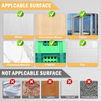 Large Utility Hooks 20 Hooks + 22 Adhesive Strips,Damage Free Hanging Wall Hooks with Adhesive Strips,No Tools Adhesive Hooks for Coat, Door,Key Holder,Christmas Decorations (Holds up to 5 lb)