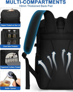 Cooler Backpack for Men Women Insulated Waterproof Backpack Cooler Leak Proof Cooler Bag Lightweight Lunch Backpack for Camping Beach Travel Picnic