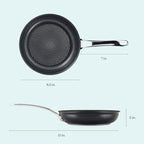 Anolon X Hybrid Nonstick Frying Pan/Skillet, 8.25 Inch, Dark Gray