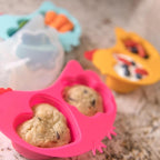 Innobaby Din Din Smart Silicone Chicken Steamer with Lid for Children, Pink