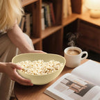 Homienly Salad Bowls Set of 6, 60 OZ Large Wheat Straw Bowls for Kitchen, Camping, Party, Unbreakable Lightweight Popcorn Bowl, Microwave and Dishwasher Safe Bowl Set with Unique Texture - Beige