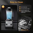 Smoothie Blender, 1400 Watt Powerful Blender for Smoothies, 64oz Capacity Countertop Blenders for Kitchen with BPA Free Container, Ice Crushing, Frozen Drinks, Puree, Protein Shakes