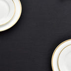 maxmill Jacquard Table Cloth Swirl Pattern Spillproof Wrinkle Resistant Heavy Weight Soft Tablecloth for Kitchen Dinning Tabletop Decoration Outdoor Picnic Rectangle 52 x 70 Inch Black