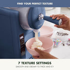 GreenPan Frost Ice Cream Machine & Frozen Drink Maker, Soft Serve, Slushie, Sorbet, Milkshakes & Cocktails, No Freezer Needed, 15-in-1, 7 Textures, Quiet & Rapid, Easy Clean, Family Size, Berry Blue
