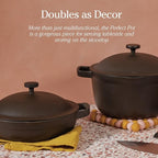 Our Place Perfect Pot - Mini 2.5 Qt Nonstick Ceramic Sauce Pan with Lid | Versatile Cookware for Stovetop and Oven | Steam, Bake, Braise, Roast | PTFE and PFOA-Free | Toxin-Free, Easy to Clean | Sage