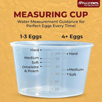 4 in 1 electric egg cooker | Boils upto 14 eggs | Poacher | Omelet maker | Vegetable steamer, dumpling & More | Royal Black