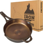Backcountry Iron 8 Inch Smooth Wasatch Pre-Seasoned Round Cast Iron Skillet
