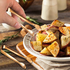 JCREN 12 Pcs Small Serving Tongs, 4" Rose Gold Appetizer Tongs for Parties & Catering, Food-Grade 304 Stainless Steel