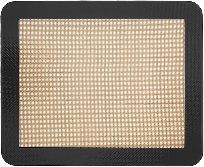 Silicone Baking Mats for 12 Inch Cake Pan/12x12 Cheesecake Pan/Toaster Oven Air Fryer Liner, 11.75"Square Food Grade Silicone Mats (Black, 1x Silicone Baking Mats for 9 x11")