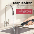 YARRAMATE Electric Milk Frother Wand with Stainless Steel Whisk and Stand, Fast Rechargeable Coffee Mixer with 3 Speeds, Handheld Drink Stirrer, Whisk Foam Maker for Lattes, Cappuccino, Matcha (Black)