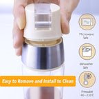 Honey Dispenser No Drip, Maple Syrup Dispenser, Olive Oil Dispensers, Glass Jar with Stand, Beautiful Honey Container, Perfect Oil Pot