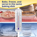 IDL Packaging 9" Round Aluminum Foil Pans (Pack of 50) - 1.75" Deep, Angled Walls - For Roasting, Baking, Cooking, Freezing - Disposable Aluminum Food Containers - Pie & Tart & Leftover