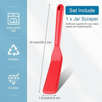 Crepe Spatula Narrow Silicone Thin Spatula Omelet Turner Multifunctional Long Heat Resistant Cooking Non Stick Pancake for Omelet Crepes Cooking Egg Burgers Pizza Pancake Steak(Red)