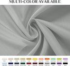 Softalker Rectangle Tablecloth, Waterproof & Stain Resistant Table Cloths Wrinkle Free Fabric Washable 210GSM Polyester Table Cover for Dining/Party/Outdoor - 54 x 78 inch,Light Grey