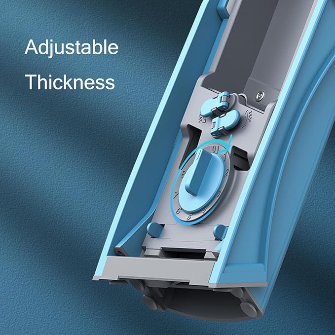 [All in 1] Upgraded Version Mandoline Slicer for Kitchen & Adjustable Mandoline Slicer. Veggie Chopper, Vegetable Cutter, Detachable Blade, Slice, Strips, Dice, Shred and Chop