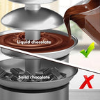 Chocolate Fountain Machine Electric Chocolate Fondue Fountain Machine Stainless Steel 4-Pound Capacity for Chocolate Candy Butter Cheese (4-Tier)