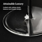 Libbey Signature Kentfield All Purpose Wine Glasses Set of 4, Red and White Long Stem Wine Glasses, Curvature Wine Glass Gift Set for All Occasions