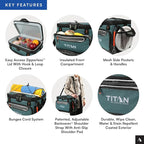 Titan by Arctic Zone 30 Can Zipperless Soft Cooler with HardBody Liner