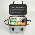 Magnetic Backpack Cooler Bag, Cold Retention Soft Coolers 30 Can Insulated Soft Sided Cooler with Waterproof Bag