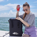 Magnetic Backpack Cooler Bag, Cold Retention Soft Coolers 30 Can Insulated Soft Sided Cooler with Waterproof Bag