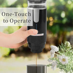 AUNMAS Portable Coffee Machine Travel, Car Espresso Maker Handheld Coffee Maker Manually Operated for Camping Hiking Electric Espresso Machine Compatible for Capsules