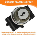 SafBbcue 65737 Igniter Kit for Weber Performer Platinum and Performer Deluxe(2013 and Newer), Grill Replacment Part for Weber Electronic 2-Outlet Ignition Kit, Replaces for Weber 65737, Black