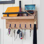 15-Pack Coat Hooks with 30 Screws | Heavy Duty Wall Mounted for Robe, Backpack & Keys | Entryway, Bathroom, Bedroom Hanging Hardware (Purple)