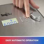Total Chef Automatic 2-in-1 Ice Cream &Yogurt Maker Machine - Serve Soft, Creamy Sorbet, Gelato, Tasty homemade Instant Treats With No Salt & Prefreezing, Built-In Compressor 1.6Qt Stainless Steel