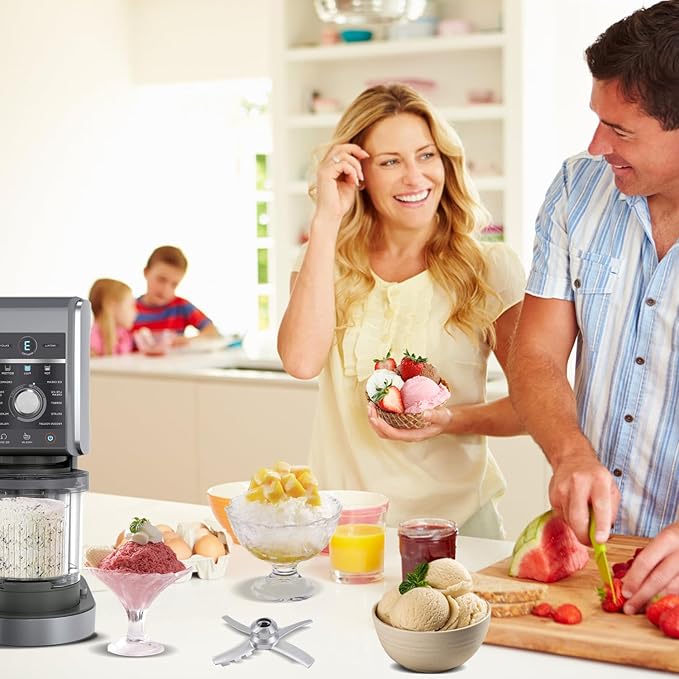 Replacement Paddle Blade for Ninja Creami NC500 Series Deluxe Ice Cream Makers Compatible with Creamerizer NC500 NC501 NC501H NC501HBL CN501CO Creamy Icecream Creamer Machine Mixing Accessories Parts