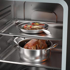 COOKER KING Stainless Steel Cookware Set, Pots and Pans Set Non Stick, Hybrid Ceramic Cookware, Frying Pans, Saucepans & Stock Pot with Glass Lid, Non-Toxic, Oven Safe, Induction Compatible