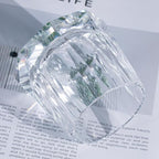 KAMMAK Crystal Old Fashioned Glass Set of 2, 8.79 oz (260ml) Hand Blown Whiskey Glasses, Tumbler with Delicate Rim & Weighted Base, Lead-Free Barware for Scotch, Bourbon, Cocktail